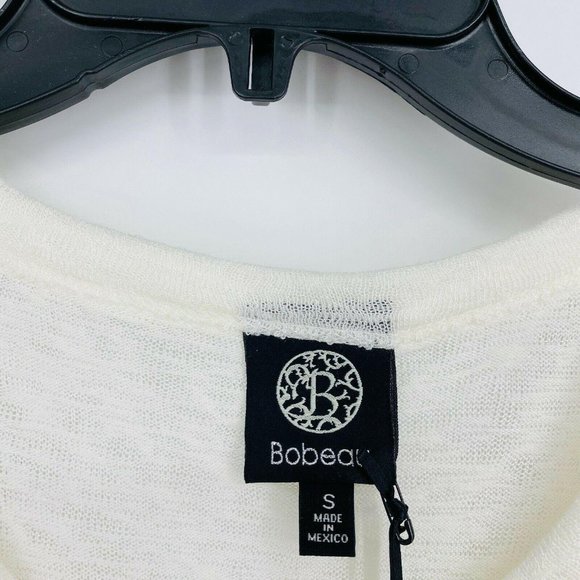 Bobeau Women's Tie Front Slub Knit Tank Top Blouse - Picture 4 of 6